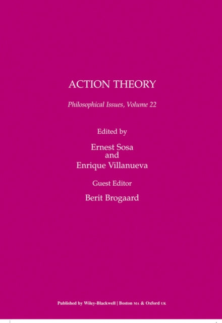 Book cover of: Action Theory, Volume 22. By: Ernest Sosa