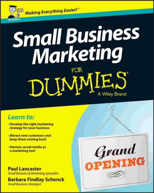 Book cover of: Small Business Marketing For Dummies. By: Paul Lancaster