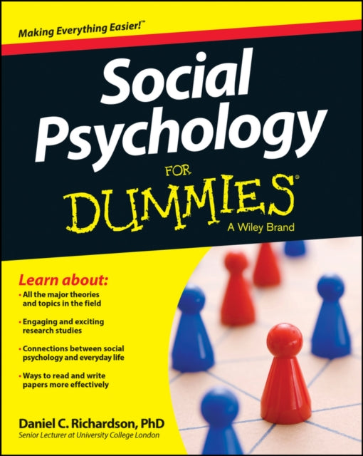 Book cover of: Social Psychology For Dummies. By: Daniel Richardson