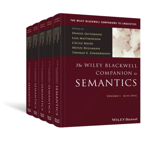 Book cover of: Wiley Blackwell Companion to Semantics, 5 Volume Set. By: Daniel Gutzmann