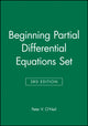 Book cover of: Beginning Partial Differential Equations Set. By: Peter V. O'Neil