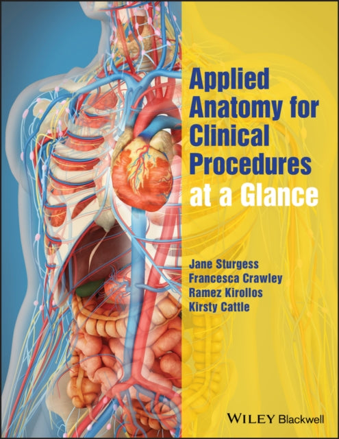 Book cover of: Applied Anatomy for Clinical Procedures at a Glance. By: Jane Sturgess