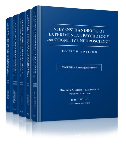 Book cover of: Stevens' Handbook of Experimental Psychology and Cognitive Neuroscience, Set. By: John T. Wixted