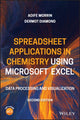 Book cover of: Spreadsheet Applications in Chemistry Using Microsoft Excel. By: Aofie Morrin