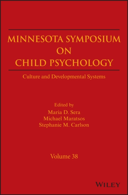 Book cover of: Culture and Developmental Systems, Volume 38. By: Maria D. Sera