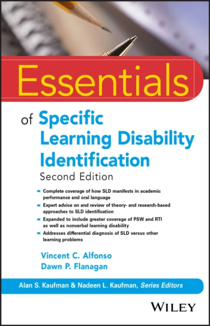 Book cover of: Essentials of Specific Learning Disability Identification. By: Dawn P. Flanagan