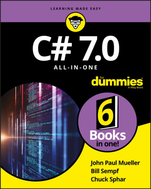 Book cover of: C# 7.0 All-in-One For Dummies. By: John Paul Mueller