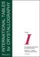 Book cover of: International Tables for Crystallography, Volume I. By: Christopher Chantler