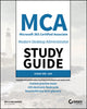 Book cover of: MCA Modern Desktop Administrator Study Guide. By: William Panek