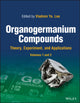 Book cover of: Organogermanium Compounds. By: Vladimir Ya Lee