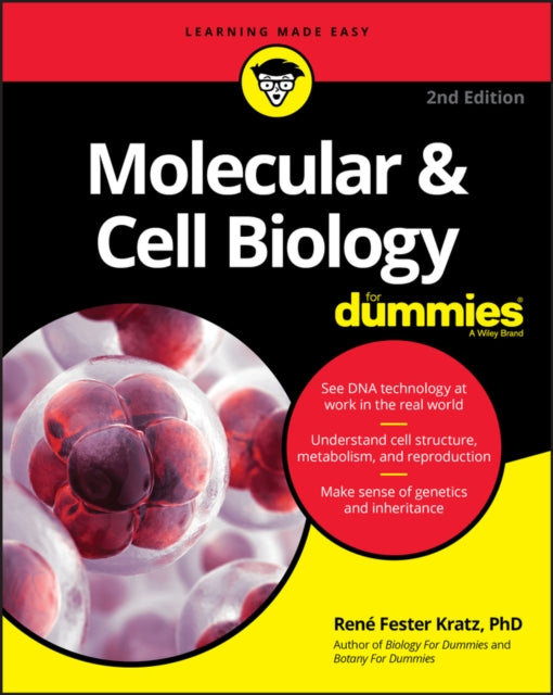 Molecular & Cell Biology For Dummies 9781119620402 René Fester Kratz