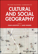 Book cover of: Wiley Blackwell Companion to Cultural and Social Geography. By: Jamie Winders