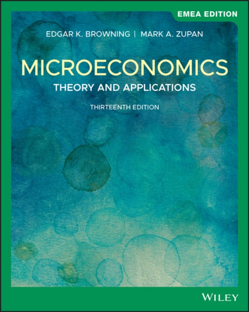 Book cover of: Microeconomics. By: Edgar K. Browning