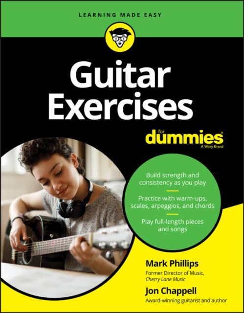 Book cover of: Guitar Exercises For Dummies. By: Mark Phillips