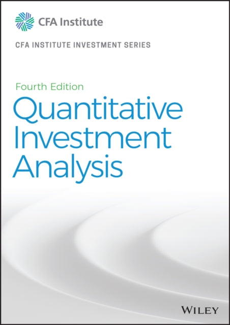 Book cover of: Quantitative Investment Analysis. By: CFA Institute