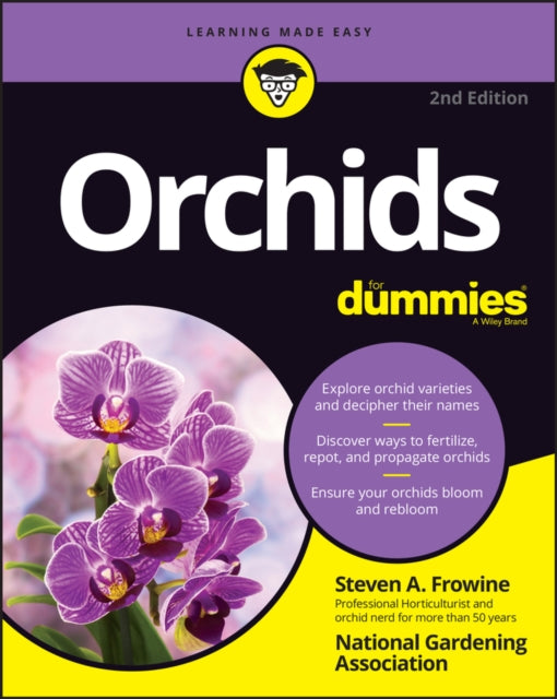 Book cover of: Orchids For Dummies. By: Steven A. Frowine