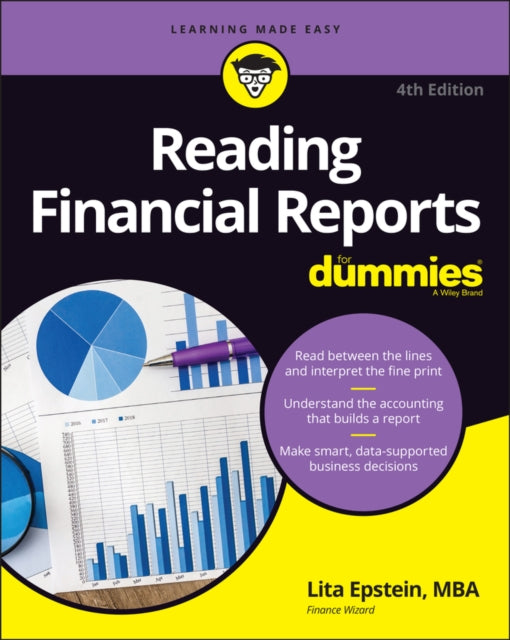 Book cover of: Reading Financial Reports For Dummies. By: Lita Epstein