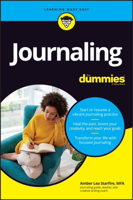 Book cover of: Journaling For Dummies. By: Amber Lea Starfire