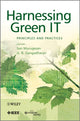 Book cover of: Harnessing Green IT. By: San Murugesan