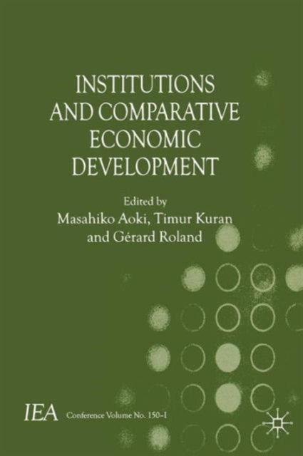 Book cover of: Institutions and Comparative Economic Development. By: Masahiko Aoki