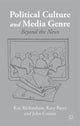 Book cover of: Political Culture and Media Genre. By: K. Richardson