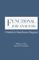 Book cover of: Functional Job Analysis. By: Sidney A. Fine