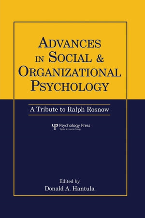 Advances in Social and Organizational Psychology