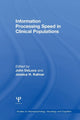 Book cover of: Information Processing Speed in Clinical Populations. By: John DeLuca