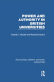 Book cover of: Power & Authority in British Universities. By: Graeme Moodie