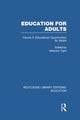 Book cover of: Education for Adults. By: Malcolm Tight