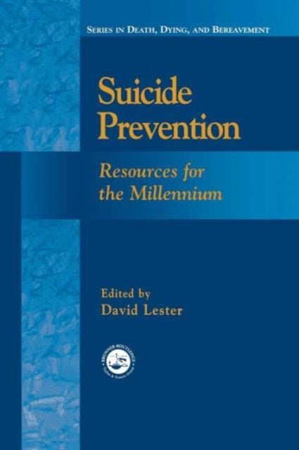 Book cover of: Suicide Prevention. By: David Lester