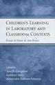 Book cover of: Children's Learning in Laboratory and Classroom Contexts. By: Joseph Campione