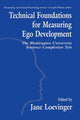 Book cover of: Technical Foundations for Measuring Ego Development. By: Le-Xuan Hy
