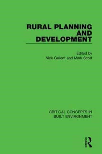 Book cover of: Rural Planning and Development. By: Nick Gallent