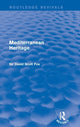 Book cover of: Mediterranean Heritage (Routledge Revivals). By: David Scott Fox