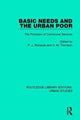 Book cover of: Basic Needs and the Urban Poor. By: P. J. Richards