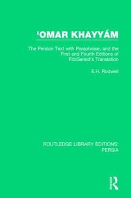 Book cover of: 'Omar Khayyam. By: E. H. Rodwell