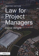 Book cover of: Law for Project Managers. By: David Wright - undifferentiated