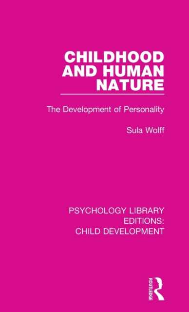 Childhood and Human Nature