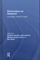 Book cover of: Performance as Research. By: Annette Arlander