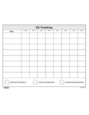 5S Tracking Sheet