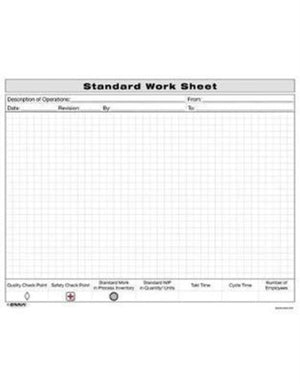 Standard Work Sheet