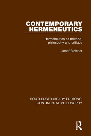 Contemporary Hermeneutics