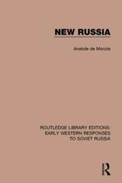 Book cover of: New Russia. By: Anatole de Monzie