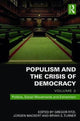Book cover of: Populism and the Crisis of Democracy. By: Gregor Fitzi