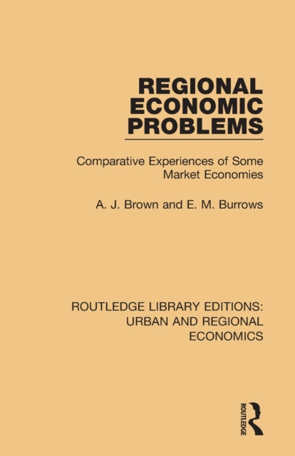 Book cover of: Regional Economic Problems. By: A. J. Brown