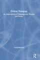 Book cover of: Critical Pedagogy. By: Tomas Boronski