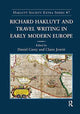 Book cover of: Richard Hakluyt and Travel Writing in Early Modern Europe. By: Claire Jowitt