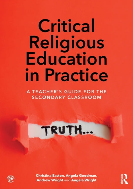 Book cover of: Critical Religious Education in Practice. By: Christina Easton