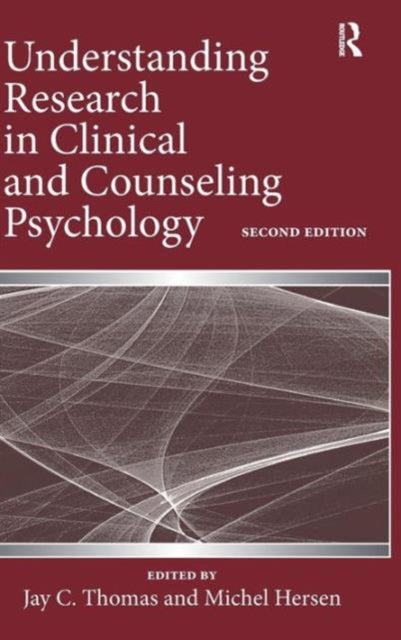 Book cover of: Understanding Research in Clinical and Counseling Psychology. By: Jay C. Thomas